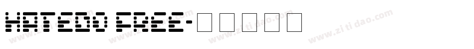 Hatedo FREE字体转换